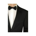 thumbnail image 3 of GN GIORGIO NAPOLI Men's Tuxedo Suit 2 Button Peak Lapel Jacket Adjustable Pants Black, 3 of 4