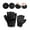 Black Half, variant on MTB Cycling Gloves Summer Half Finger Cycling Gloves Men's and Women's Breathable Sports Cycling Gloves MH010