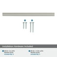 thumbnail image 5 of Amerock Versa 6-5/16 inch (160mm) Center-to-Center Satin Nickel Cabinet Pull, 10 Pack, 5 of 5