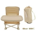 thumbnail image 1 of Silla de picnic para bebé, portátil, para comer, para entrenamiento infantil, para exteriores, plegable, con cinturón de seguridad, de alta fiabilidad, para lactantes, estándar, color beige., 1 of 14