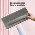 thumbnail image 6 of Pet Hair Removal Brush Double Sided Lint and Fur Cleaner,Ergonomic Handle Self Cleaning Efficient Hair Remover for Carpets Furniture Cats,Multi Pet Grooming and Household Hair Cleaning Tool-Blue, 6 of 6