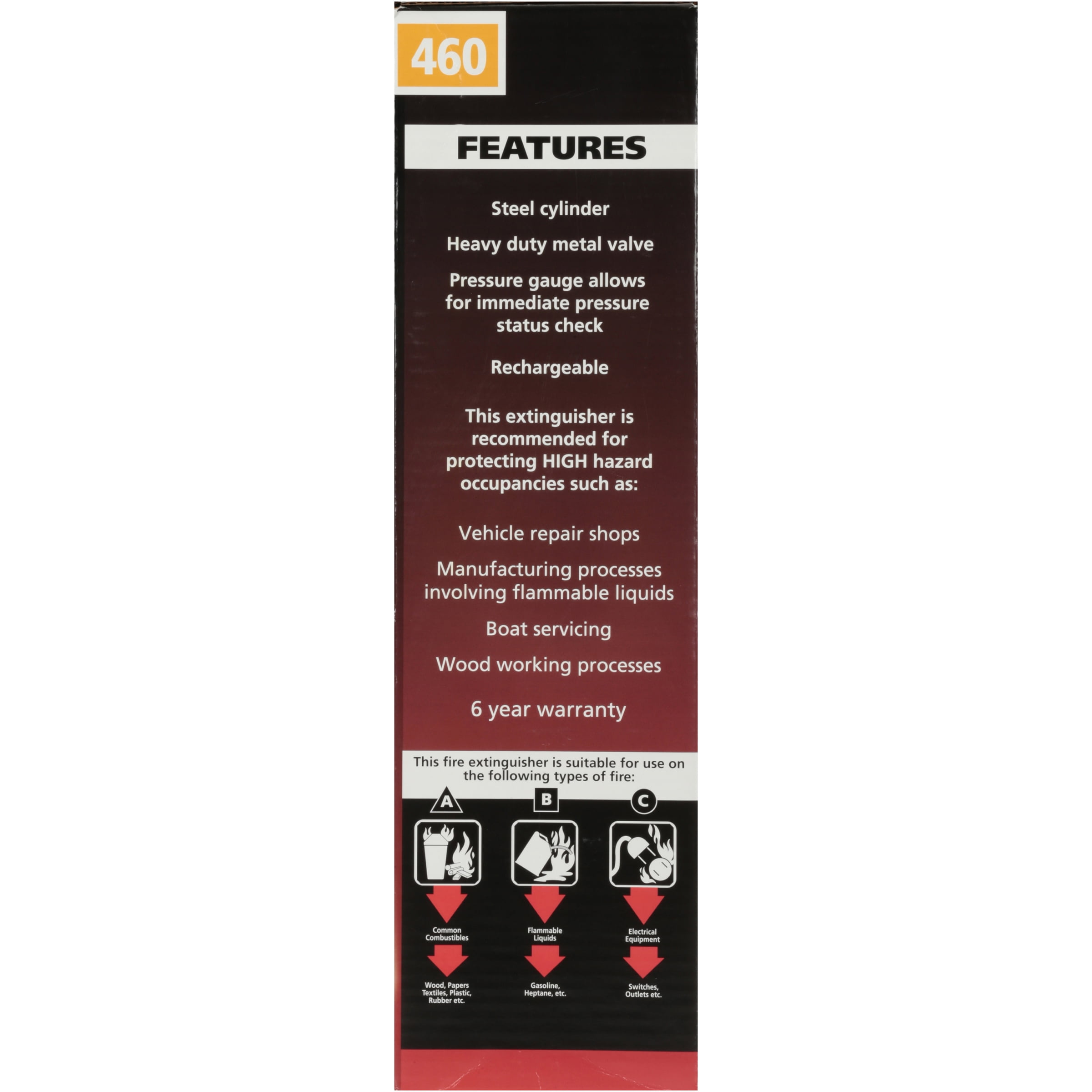 Kidde Pro 4-A:60-B:C Rechargeable Fire Extinguisher