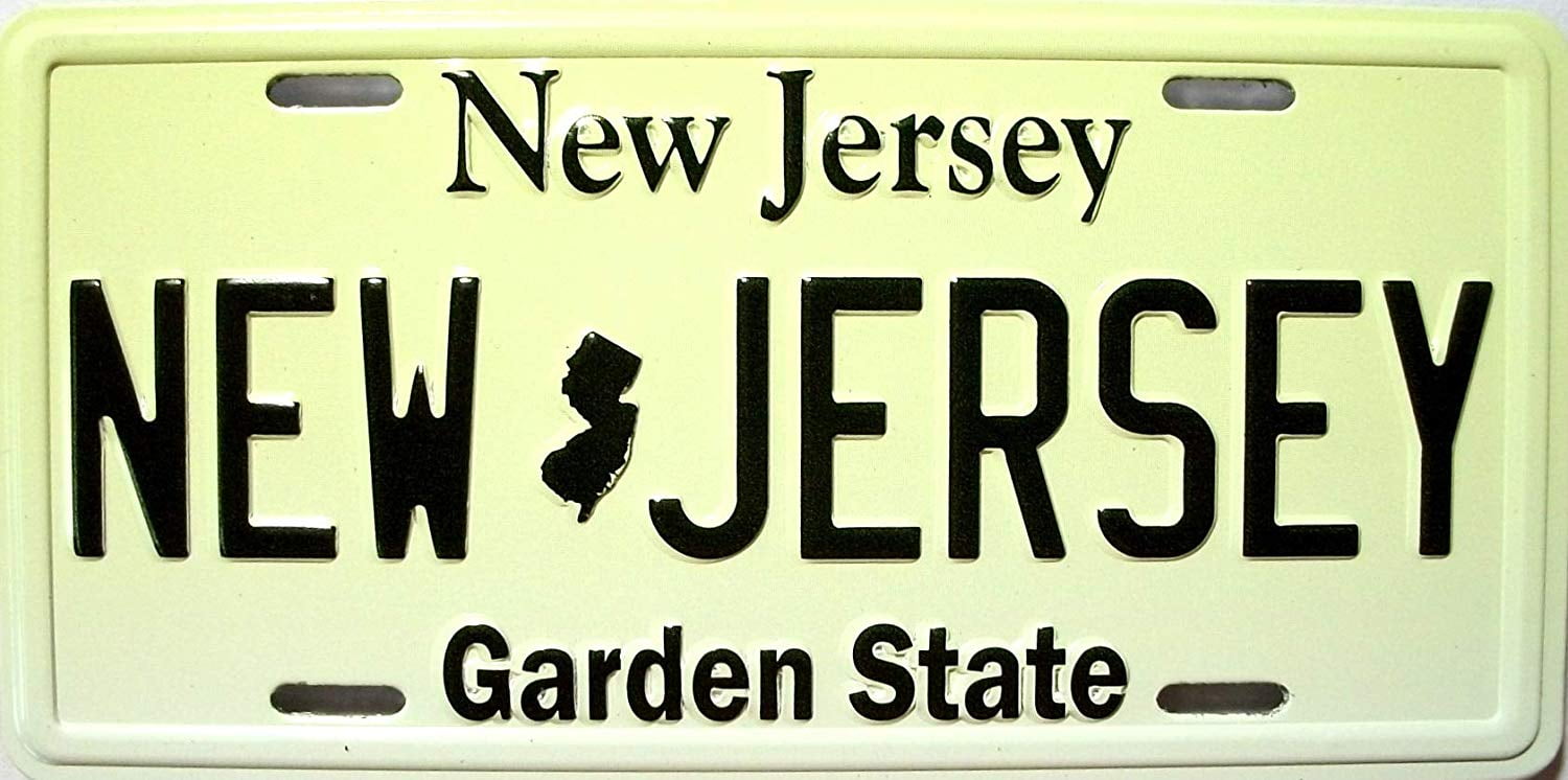 New Jersey License Plate Novelty Fridge