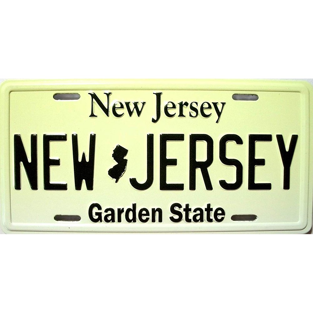 New Jersey License Plate Novelty Fridge