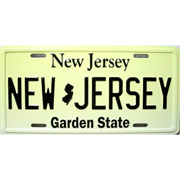 New Jersey License Plate Novelty Fridge