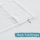 thumbnail image 3 of Cortinas RYB HOME con textura de lino blanco transparente, 132 x 241 cm, juego de 2, 3 of 8