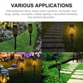 thumbnail image 2 of LITOM 1/4/8 Pcs IP65 Waterproof Solar Path Torches Lights. Dancing Flame Garden Lights Outdoor Landscape Decoration for Patio Garden Path Yard Wedding Party, 2 of 13