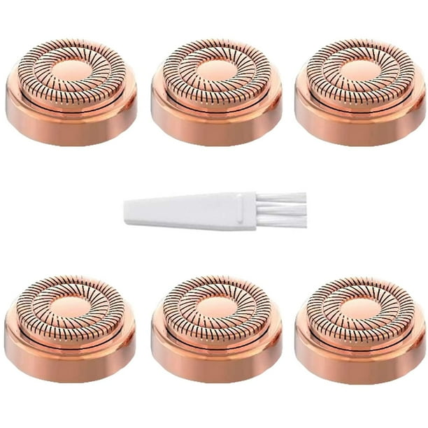 Cabezales de repuesto para removedor de vello facial Finishing Touch Flawless Generation 2, 6 unidades