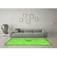 thumbnail image 3 of Ahgly Company Indoor Square Abstract Green Modern Area Rugs, 3' Square, 3 of 4