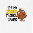 thumbnail image 4 of Inktastic It's My 2nd Thanksgiving Cute Turkey Boys or Girls Baby Bodysuit, 4 of 5
