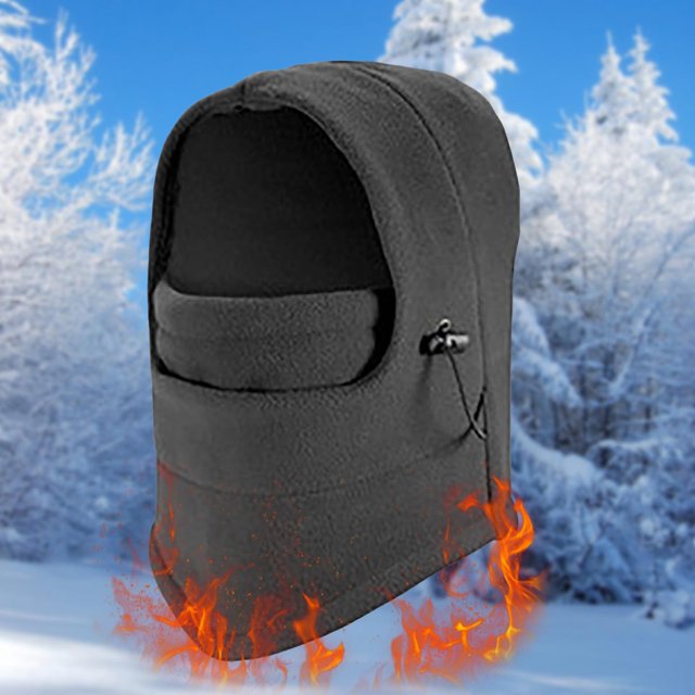 Hat Thick Thermal Windproof Ski Cycling Face Caps