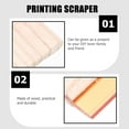 thumbnail image 3 of OATIPHO  Screen Printing Accessory Light Brown Wooden Squeegee 2Pcs, 3 of 6