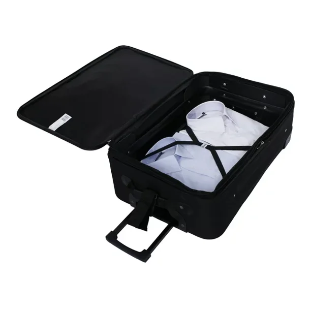 Protege PG97-170-029-15 5 Piece 2-Wheel Luggage Set, Check and