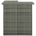 thumbnail image 5 of vidaXL Ensemble de Bar de Jardin 4 Pcs avec Coussins en Rotin Gris, 5 of 5