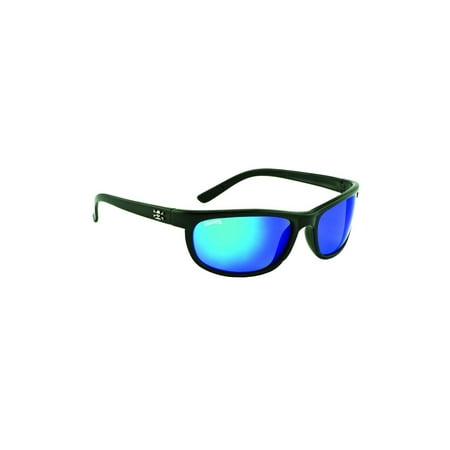 Calcutta Rockpile Sunglasses Mat Black Frame/Blu Mir Lens, RP1BM