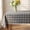 Black and White, variant on Waterproof Gingham Tablecloth, Checkered Fabric Table Cover for Kitchen Dining, Black & White Plaid Table Cloth, Rectangle Table Cloth for Indoor Outdoor Use, W60 x L84 in