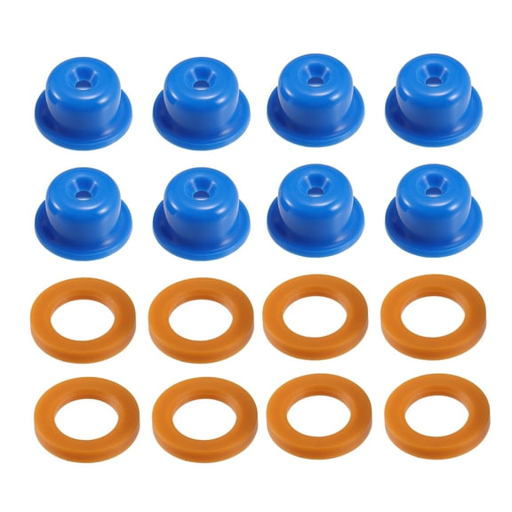 Fuel Injector Seal O Ring Car O-Ring Rebuild Repair Kit for Ford F-Series Plastic Blue 8 Sets