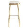 thumbnail image 4 of Home Square Icon 30.75" Metal Bar Stool in Gold Finish - Set of 2, 4 of 4