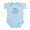 Sky Blue, variant on CafePress - Keegan Is The Boss Infant Bodysuit - Baby Light Bodysuit, Size Newborn - 24 Months