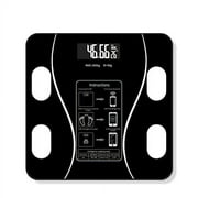 Smart Digital Weighing Scale with Bluetooth and WiFi, USB, Body Fat, BMI (Black)
