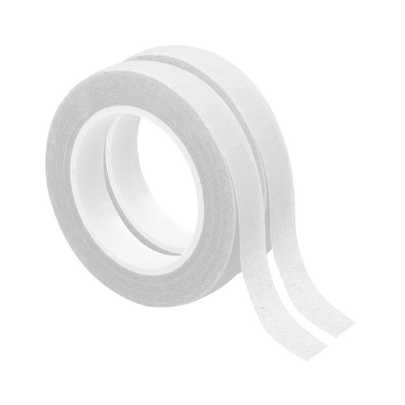 Uxcell Floral Tape 1/2" x 30 Yard Flower Wrap Adhesive Tape for Bouquet Stem Wrapping, White, 2 Pack