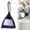 Blue, variant on Small Broom and Dustpan Set Mini Handheld Plastic Dust Pan Broom Whisk Brush Dustpan for Cleaning Table Kitchen Cars Desktop Keyboard Sofa Counter Supplies (Green)