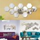 thumbnail image 5 of 12 acrylic mirror wall stickers (hexagonal, red) 17.7 cm x 15.3 cm mirror wall stickers living room decoration, 5 of 5