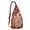 Citrus-31, variant on Decorative Boho Sling Backpack - Colorful Ethnic Pattern with Classic Paisley Motifs, Durable Water-Resistant Shoulder Pack
