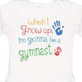 thumbnail image 4 of Inktastic Gymnast Future Boys or Girls Long Sleeve Baby Bodysuit, 4 of 5