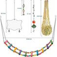 thumbnail image 2 of Chicken Toys for Coop 7PCS | Chicken Xylophone | Chicken Swing Set | Chicken Mirror Toy | Chicken Flexible Ladder | Chicken Vegetable String Bag and H, 2 of 5
