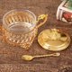 thumbnail image 1 of ADDHAT 1Jgo De Vidrio Dorado Para Almacenamiento De Dulces Y Café En El Hogar, 1 of 8