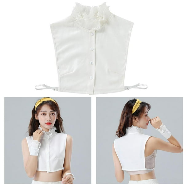 Accesorios para camisa blanca mujer sale
