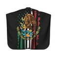thumbnail image 3 of Mexican Flag Salon Barber Cape - Professional Hairdressing Waterproof Hair Cutting Cape With Adjustable Snap Closure-Haircut Apron For Hair Stylist And Home Use-55''X66'', 3 of 5