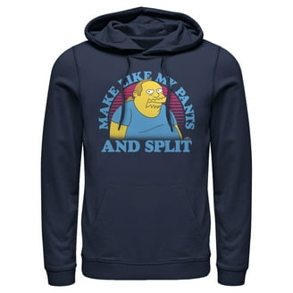 Generisch Felpa Con Cappuccio Uomo Blu Navy XL - Simson Motorino Cult - 3