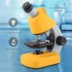 thumbnail image 5 of Microscopio biológico giratorio para principiantes 100X 1200X Microscopios LED de aumento Herramienta educativa de observación de plástico Amarillo 360 grados Guardurnaity FN000798-01B, 5 of 7
