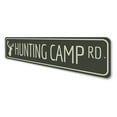 thumbnail image 4 of Hunting Camp Road Novelty Decor, Metal Wall Sign - 4x18 Inches, 4 of 4