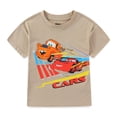 thumbnail image 2 of Disney Cars Lightning McQueen Short Sleeve T-Shirt and Mesh Short Set (Boys), 2 Piece Set, Sizes 2T-7, 2 of 8