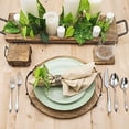 thumbnail image 2 of Godinger 20 Piece Flatware Set with 4 Dinner Forks, 4 Salad Forks, 4 Tablespoons, 4 Teaspoons and Knifes, 18/0 Stainless Steel Unica, Set of 4, 2 of 5