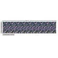 thumbnail image 3 of Floral Upholstery Fabric by the Yard, Wavy Thin Leaf Pinky Tulips Violet Pansy Flowers on Violet Polka Dotted Background, Decorative Fabric for DIY and Home Accents, Multicolor by Ambesonne, 3 of 5