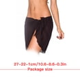 thumbnail image 3 of Eigraketly Mujeres Sarong Sexy estilo corto traje de baño protección solar encubrimientos traje de baño suministros de verano cubierta al aire Traje de baño Negro Eigraketly OD019661-02, 3 of 6