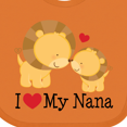 thumbnail image 4 of Inktastic I Love My Nana Boys or Girls Baby Bib, 4 of 4