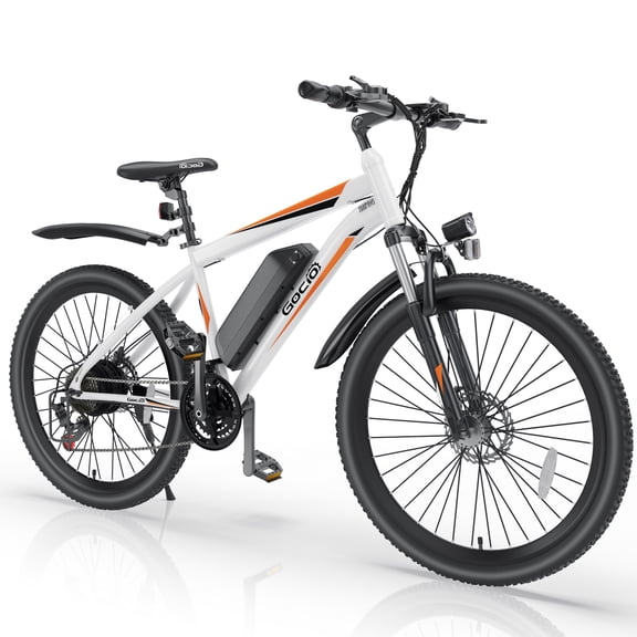 Gocio 500W Electric Bike for Adults, 26" Mountain Electric Bicycle with 5 Riding Modes Ebike, 48V 7.8Ah Battery, 21 Speed, 19.8 mph Aluminum Alloy Electric Commuter Bike UL2849, Ebike for Man