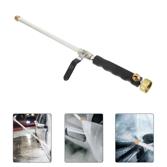 Soimiss Wand Watering Nozzle Water Wand Sprayer Aluminum 1 Set