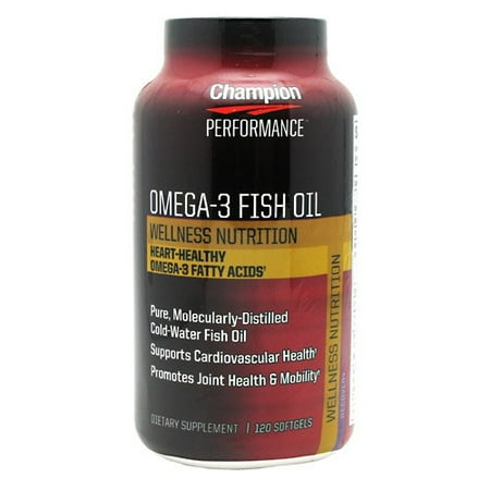 Champion Nutrition Wellness Fish Oil, 120ct