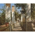 thumbnail image 2 of Thomas Fearnley 14x12 Black Ornate Wood Framed Double Matted Museum Art Print Titled: Pergola with Oranges (C. 1834), 2 of 5