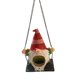 thumbnail image 2 of Swing Goblin Bird House Hanging Hummingbird House Resin Bird Nest for Home Garden Fence, 2 of 4