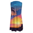 thumbnail image 5 of asddcavvf Robes pour Femmes 2024 Mode Féminine Été Imprimé Sans Manches Boucle Creuse Col en V D, 5 of 5