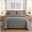 Gray, variant on Winter Cozy Embossed Quilted Bedspread 2 Pcs: Twin(68"*90") (Dark Blue,Twin)