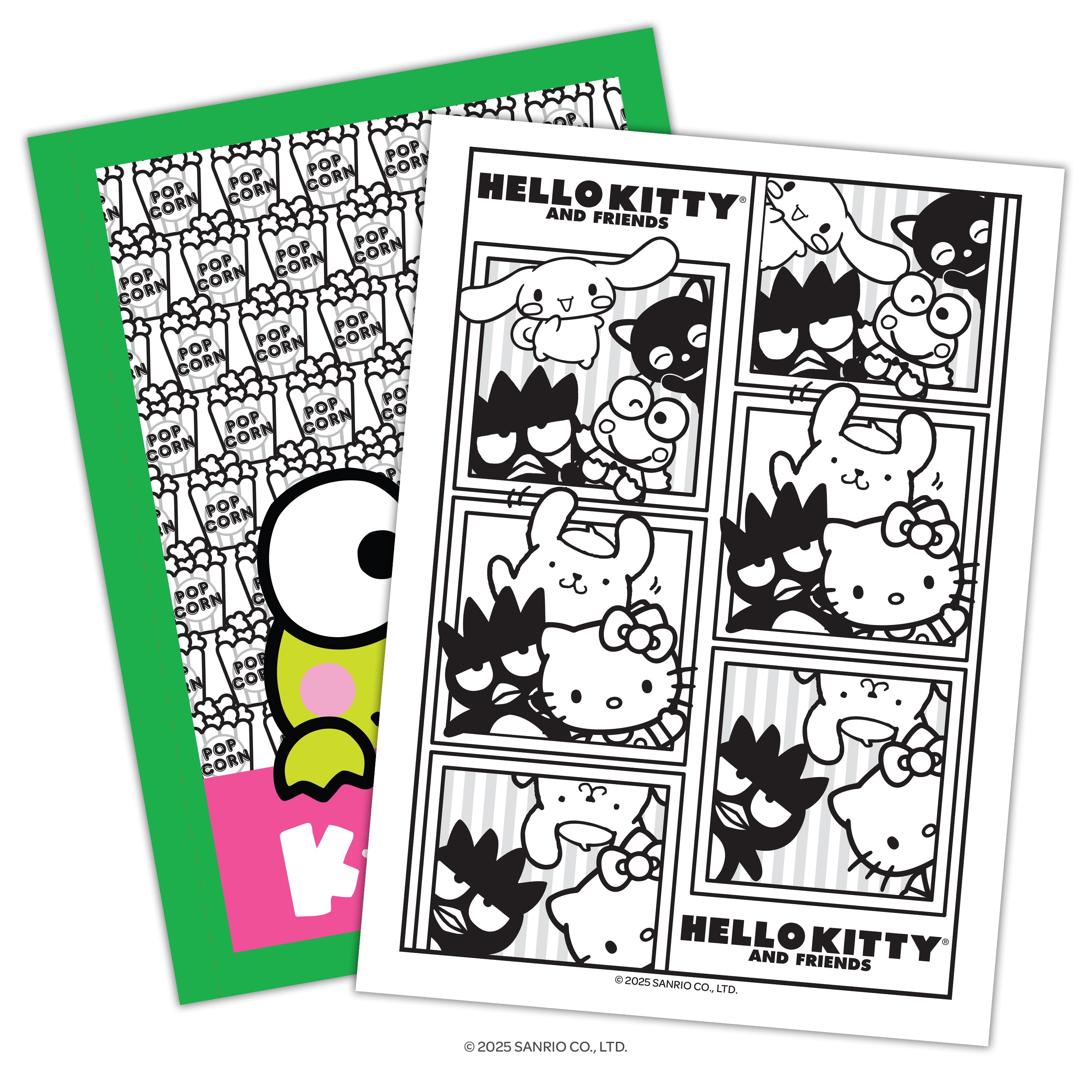 Hello Kitty Glitter Coloring Book for Kids – 32 Pages with Sparkly Glitter Accents – Fun Activity Book by Bendon, Paperback