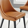 thumbnail image 4 of Modway Viscount Dining Side Chair Vinyl Set of 2 in Tan, 4 of 10